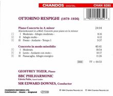 Ottorino Respighi (1879-1936): Klavierkonzert a-moll, CD