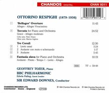 Ottorino Respighi (1879-1936): Toccata f.Klavier &amp; Orchester, CD
