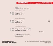 William Alwyn (1905-1985): Symphonien Nr.1-5, 3 CDs