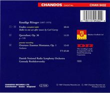 Knudage Riisager (1897-1974): Etudes (Ballett nach Werken v.C.Czerny), CD