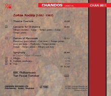 Zoltan Kodaly (1882-1967): Symphonie C-Dur, CD