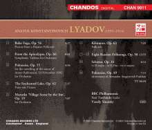 Anatoly Liadow (1855-1914): Orchesterstücke, CD