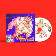 "The Bug Club" und "Every Single Muscle". Ein muskulöses Wesen springt, daneben sitzt ein kräftiger Mensch auf einer CD.