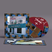 Cover zeigt ein Foto einer Apotheke mit "Harmacy". CDs und Bilder daneben. Text: "Sebadoh".