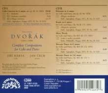 Antonin Dvorak (1841-1904): Sämtliche Werke für Cello &amp; Klavier, 2 CDs