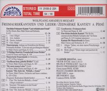 Wolfgang Amadeus Mozart (1756-1791): Freimaurermusik, CD