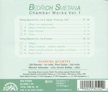 Bedrich Smetana (1824-1884): Streichquartette Nr.1 &amp; 2, CD