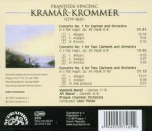 Franz Krommer (1759-1831): Konzerte f.2 Klarinetten op.35 &amp; op.91, CD