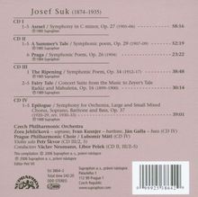 Josef Suk (1874-1935): Orchesterwerke, 4 CDs