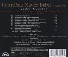 Franz Xaver Brixi (1732-1771): Judas Iscariothes (Oratorium), CD