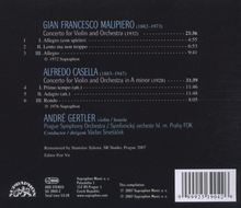 Gian Francesco Malipiero (1882-1974): Violinkonzert, CD