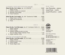 Ludwig van Beethoven (1770-1827): Klaviertrios Nr.3 &amp; 4, 2 CDs