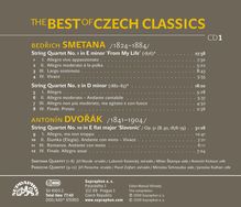 Bedrich Smetana (1824-1884): The Best of Czech Classics - String Quartets, 3 CDs