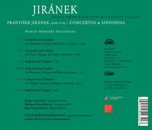 Frantisek Jiranek (1698-1778): Sinfonias D-Dur &amp; F-Dur, CD