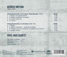 Bedrich Smetana (1824-1884): Streichquartette Nr.1 &amp; 2, CD