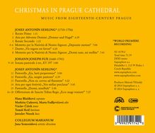 Josef Antonin Sehling (1710-1756): Weihnachtsmusik "Christmas in Prague Cathedral", CD