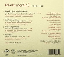 Bohuslav Martinu (1890-1959): Kantaten, CD