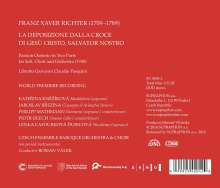 Franz Xaver Richter (1709-1789): La Deposizione (Oratorium), 2 CDs