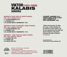 Viktor Kalabis (1923-2006): Cellosonate op.29, CD