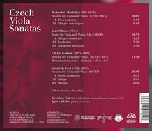 Kristina Fialova - Czeck Viola Sonatas, CD