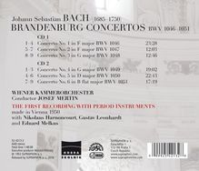 Johann Sebastian Bach (1685-1750): Brandenburgische Konzerte Nr.1-6, 2 CDs