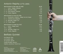 Anton Reicha (1770-1836): Bläserquintette op.88 Nr.1 &amp; 2 &amp; op.91 Nr.3, CD