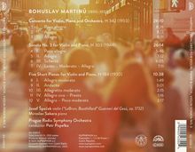 Bohuslav Martinu (1890-1959): Konzert für Violine,Klavier &amp; Orchester, CD