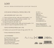 Jan Antonin Losy (1650-1721): Lautenwerke, CD