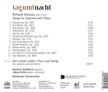 Richard Strauss (1864-1949): Vier letzte Lieder, CD