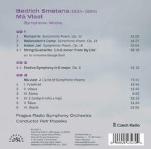 Bedrich Smetana (1824-1884): Orchesterwerke, 3 CDs