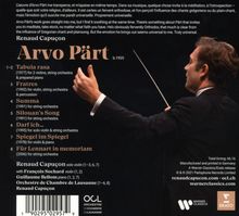 Arvo Pärt (geb. 1935): Tabula rasa, CD