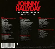 Johnny Hallyday: Best Of Live, 3 CDs