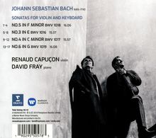 Johann Sebastian Bach (1685-1750): Sonaten für Violine &amp; Klavier BWV 1016-1019, CD