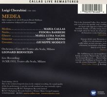 Luigi Cherubini (1760-1842): Medea (Remastered Live Recording Mailand 10.12.1953), 2 CDs