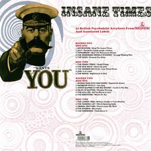 Insane Times (21 British Psychedelic Artyfacts From Parlophone And Associated Labels), 2 LPs