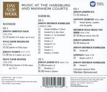 Music at the Habsburg and Mannheim Courts, 4 CDs