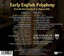 King's College Choir Cambridge - Early English Polyphony from the Eton Choirbook to Thomas Tallis, 2 CDs