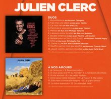 Julien Clerc: Duos / A Nos Amours (2 Originals), 2 CDs