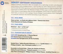 Claude Debussy (1862-1918): Debussy-Centenary Discoveries, 3 CDs