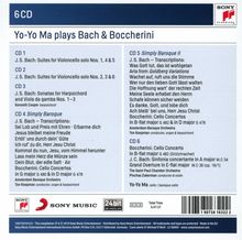 Yo-Yo Ma plays Bach &amp; Boccherini, 6 CDs