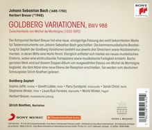 Johann Sebastian Bach (1685-1750): Goldberg-Variationen BWV 988 (arrangiert für 2 Violinen,Cello,Klarinette,Fagott,Harfe), 2 CDs