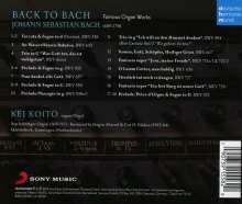 Johann Sebastian Bach (1685-1750): Orgelwerke - "Back to Bach", CD
