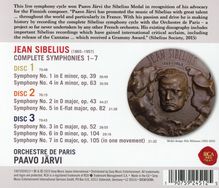 Jean Sibelius (1865-1957): Symphonien Nr.1-7, 3 CDs