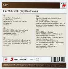 Ludwig van Beethoven (1770-1827): Streichtrios Nr.1-5, 5 CDs
