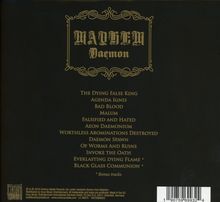 Mayhem: Daemon (Mediabook), CD