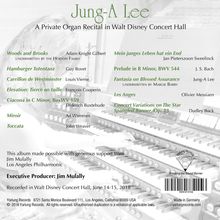 Jung-A Lee - A Privat Organ Recital in Walt Disney Concert Hall, CD