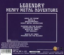 Legendry: Heavy Metal Adventure, CD