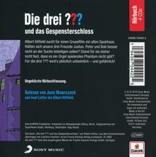 Jens Wawrczeck liest... Die drei ??? und das Gespensterschloß, 4 CDs