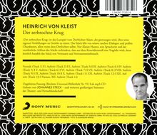 Heinrich von Kleist: Der zerbrochne Krug (Reclam Hörspiel), MP3-CD