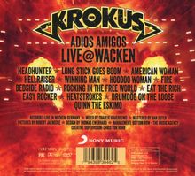 Krokus: Adios Amigos: Live @ Wacken 2019, 1 CD und 1 DVD